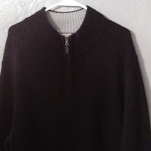 Mens long sleeve sweater dress shirt